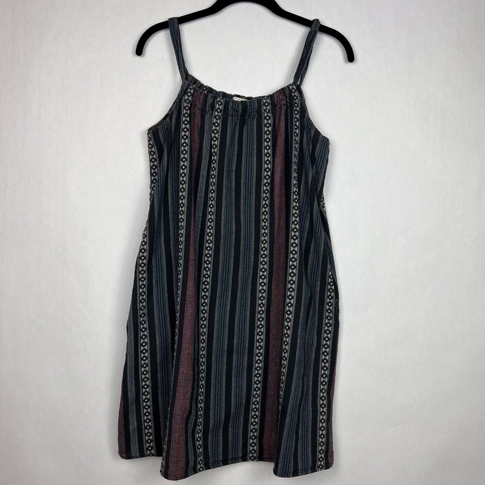 Adam Levine Tank Dress Tunic Womens M Multi Southwest Stripe Beach Summer Top